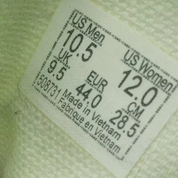 Vans Era Neon Lime Green Sneakers Unisex Low Top Men's 10.5 Canvas Skate Shoes - Picture 12 of 15